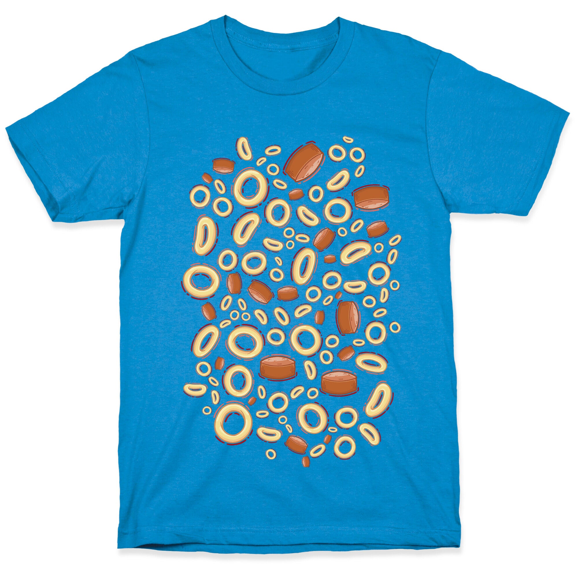 Spaghettios With Franks Pattern T-Shirt